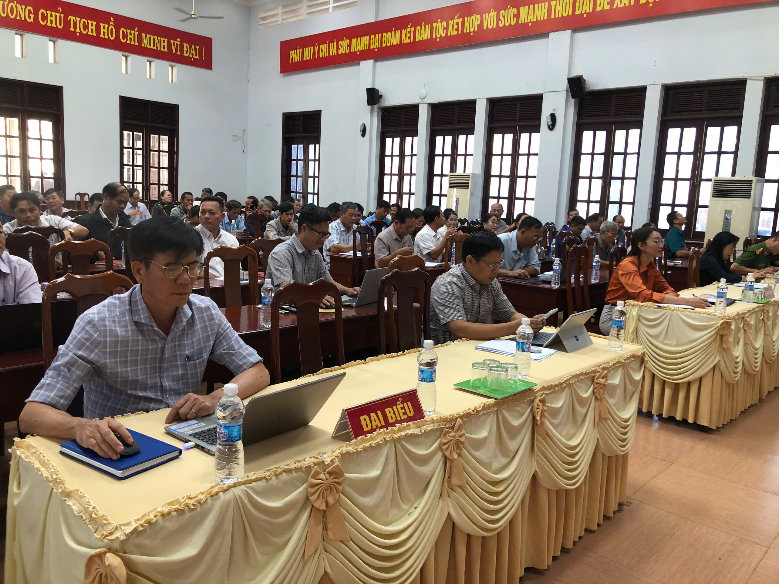 cac dai bieu tham gia diễn tập 1